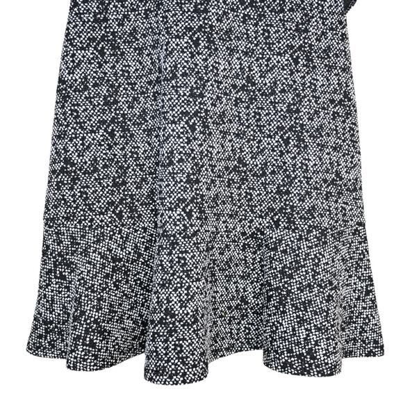 Michael Michael Kors Womens S Jacquard Flounce Fit and Flare Dress NEW - Picture 6 of 11